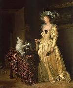 Jean Honore Fragonard Le chat angora oil painting reproduction